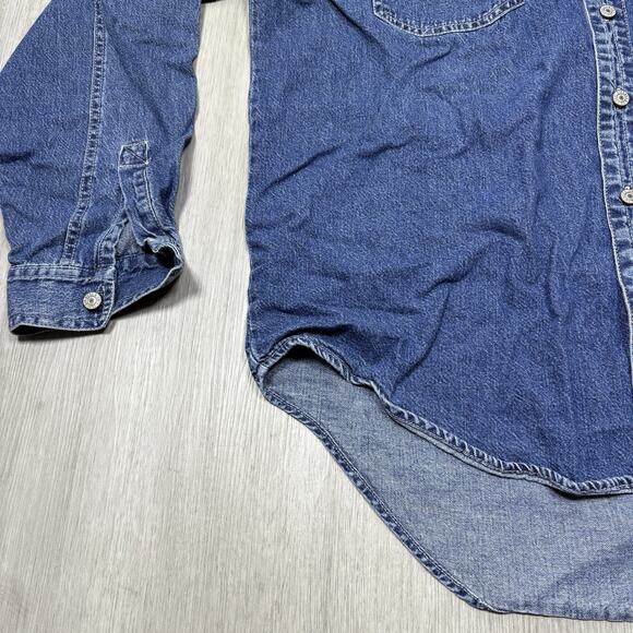 Large Men's Levis Jean Jacket Red Tab 100% Cotton Coat - Picture 5 of 14